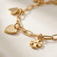 Tory Burch Curiosity Heart Bracelet | Gold