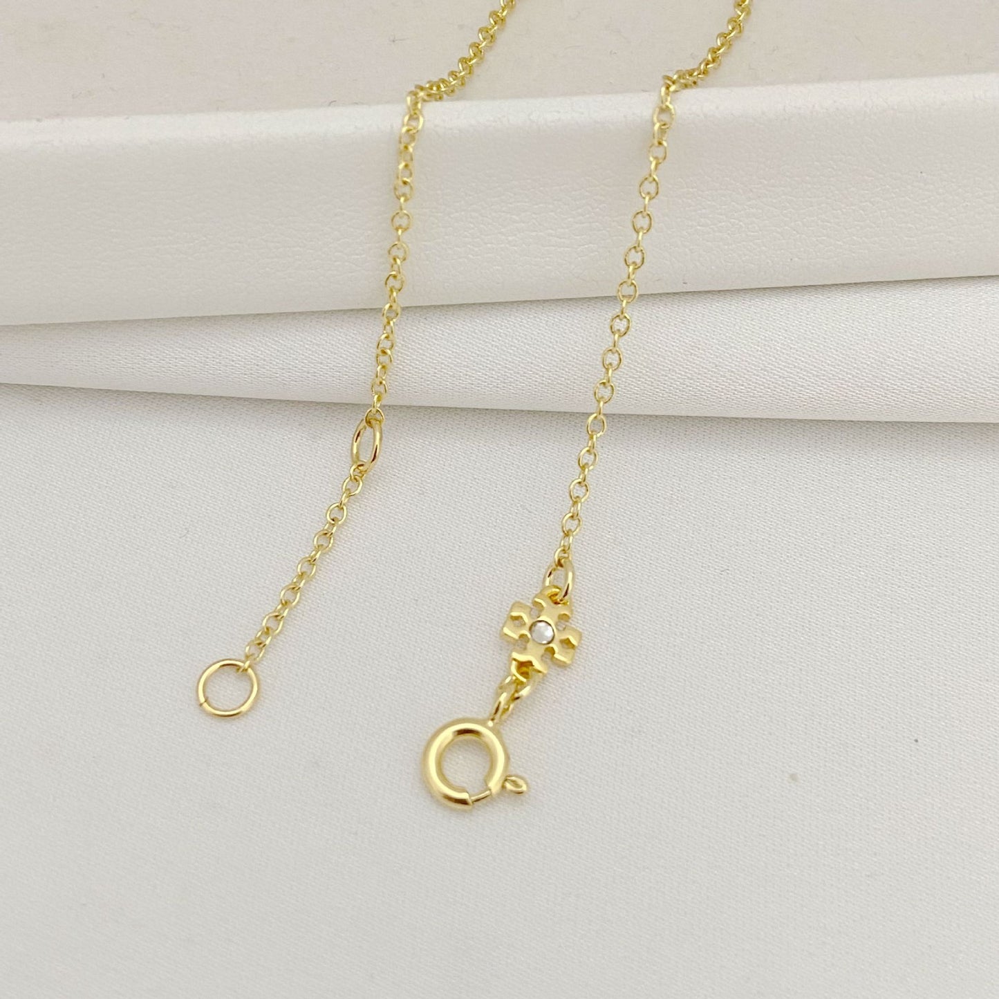 High-definition shot of the bracelet laid flat on pure white background.