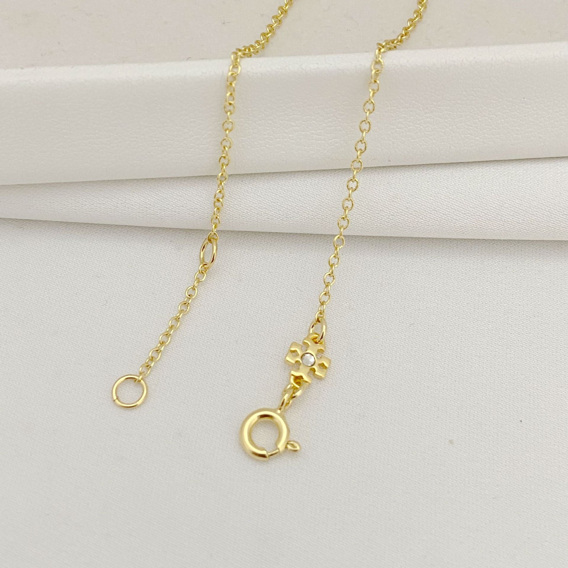 High-definition shot of the bracelet laid flat on pure white background.