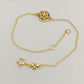 High-definition shot of the bracelet laid flat on pure white background.