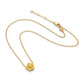 Tory Burch Kira Flower Pendant Necklace | Gold Tone Floral