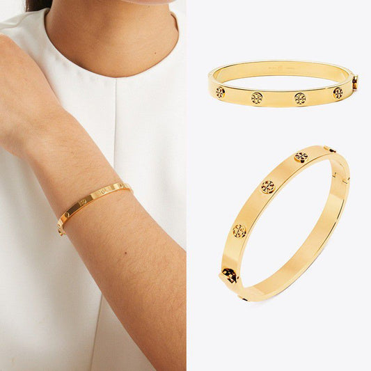 Bracelet worn on a wrist, capturing how it reflects light and adds a touch of refined brilliance.