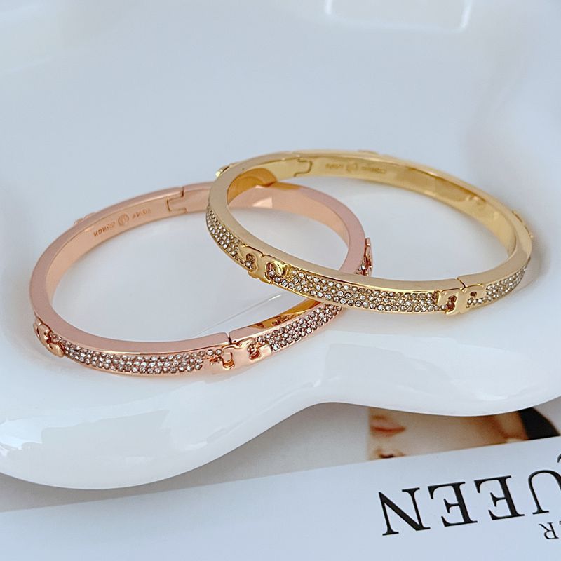 A styled flat lay including the bangle, open box, dust pouch, and tags to communicate its complete BNIB status.