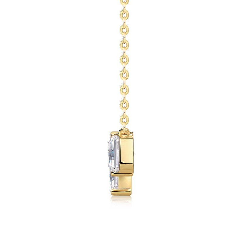High-definition shot of the necklace laid flat on pure white.