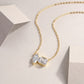 High-definition shot of the necklace laid flat on pure white.