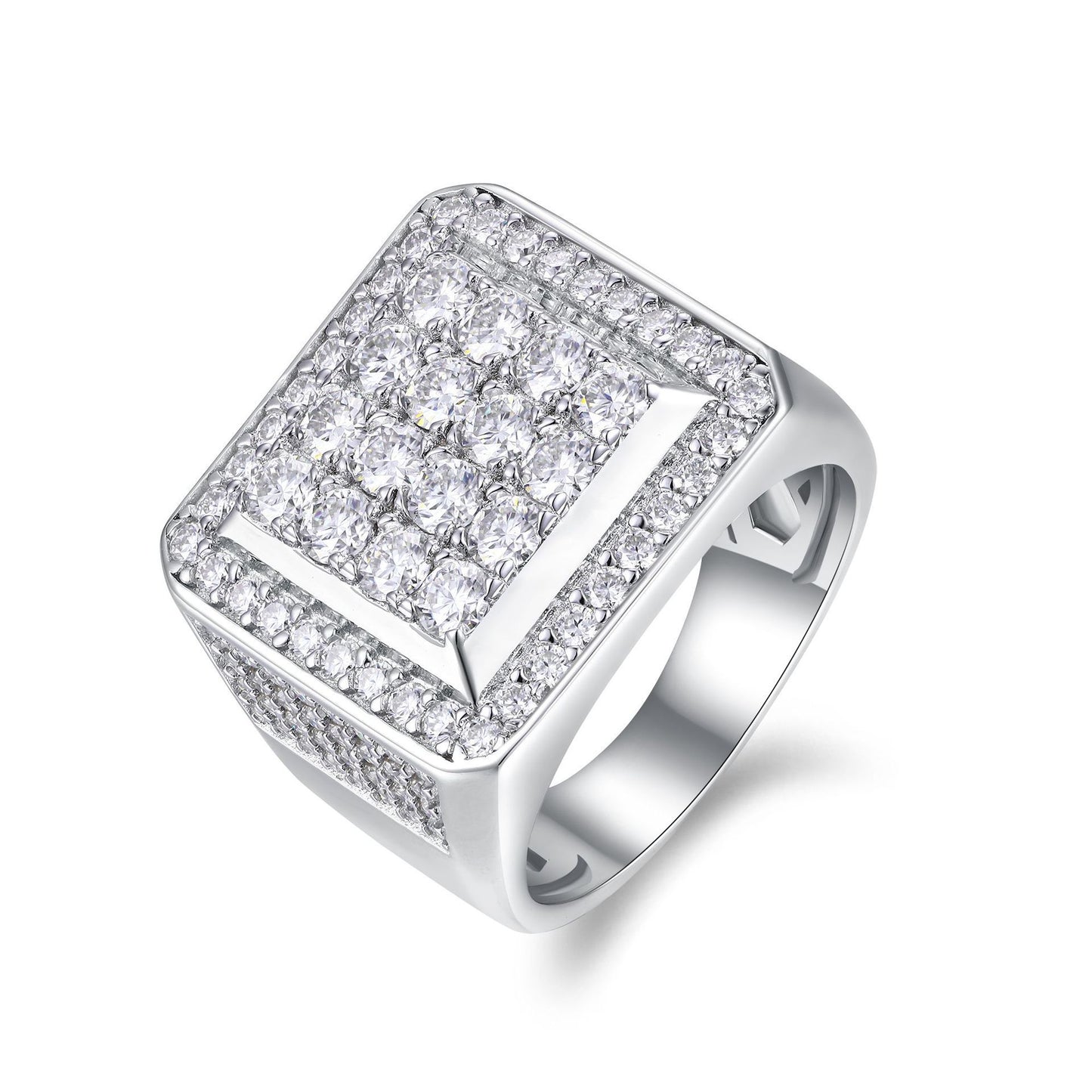 High-definition shot of the ring isolated on pure white.
