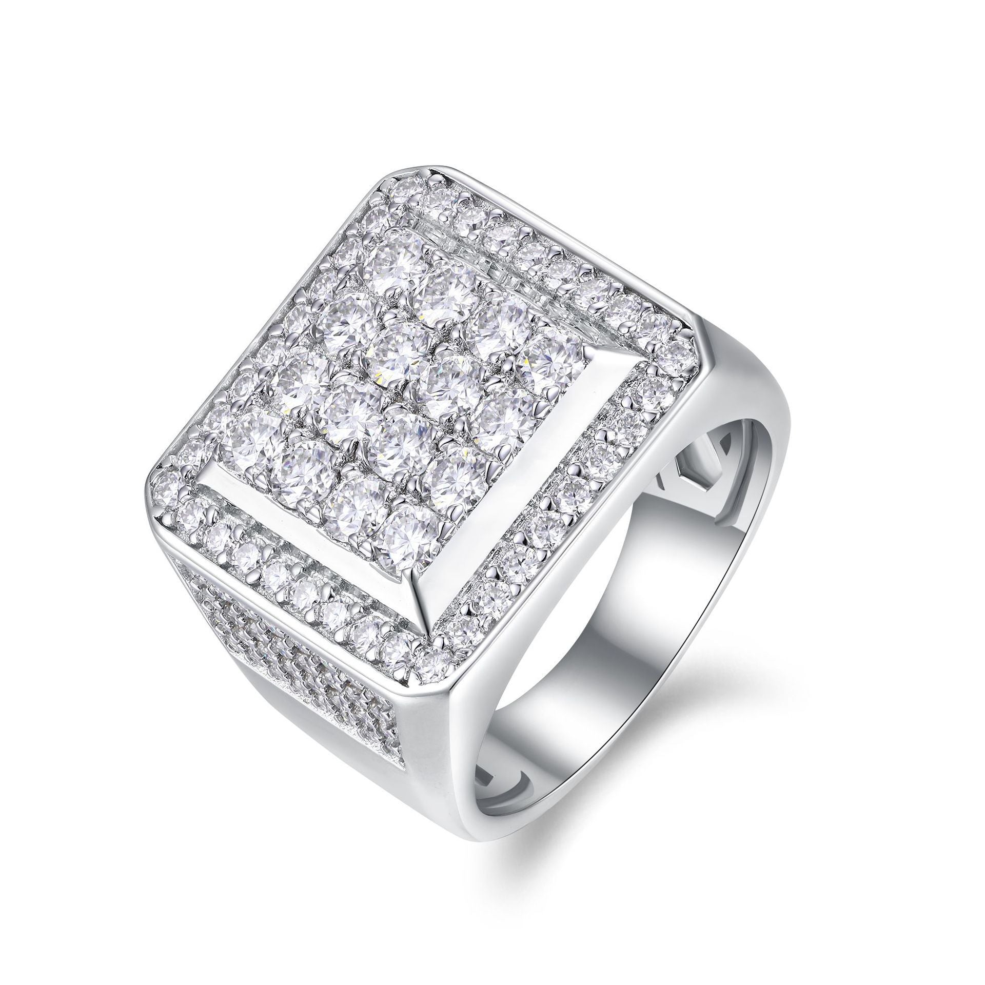 High-definition shot of the ring isolated on pure white.
