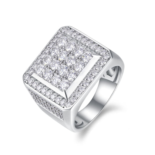 High-definition shot of the ring isolated on pure white.