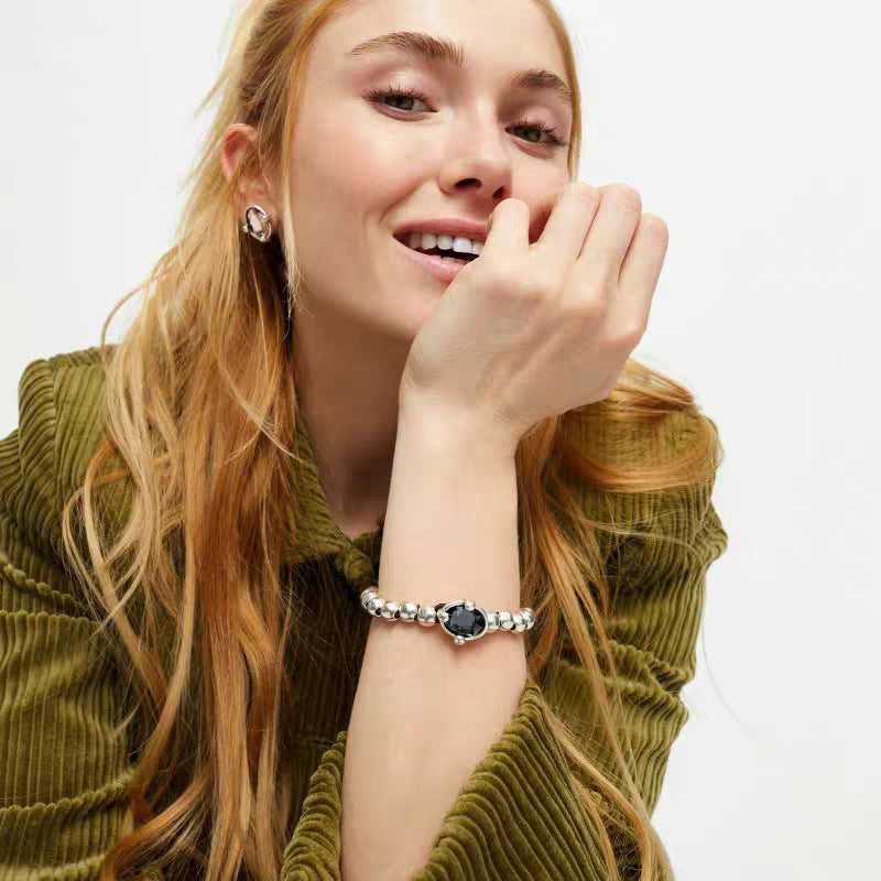 UNOde50 Beaded Bracelet with Gemstone