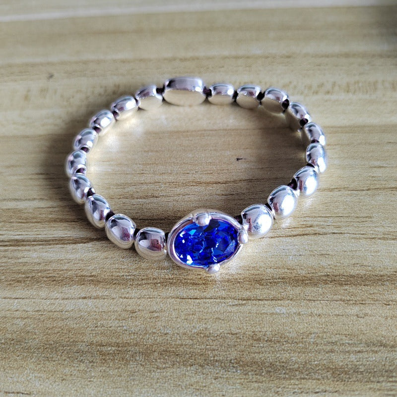 UNOde50 Beaded Bracelet with Gemstone
