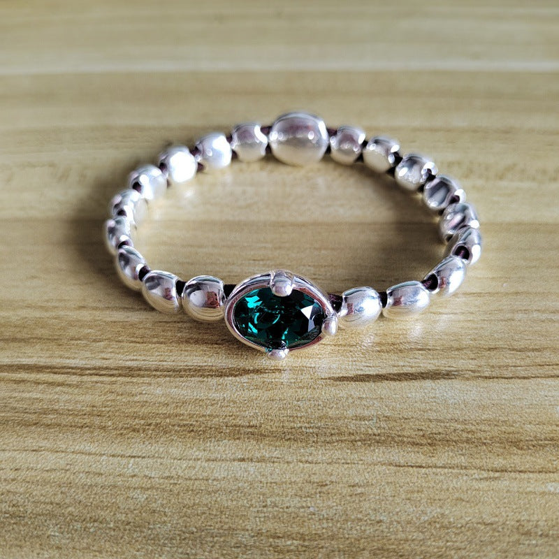 UNOde50 Beaded Bracelet with Gemstone