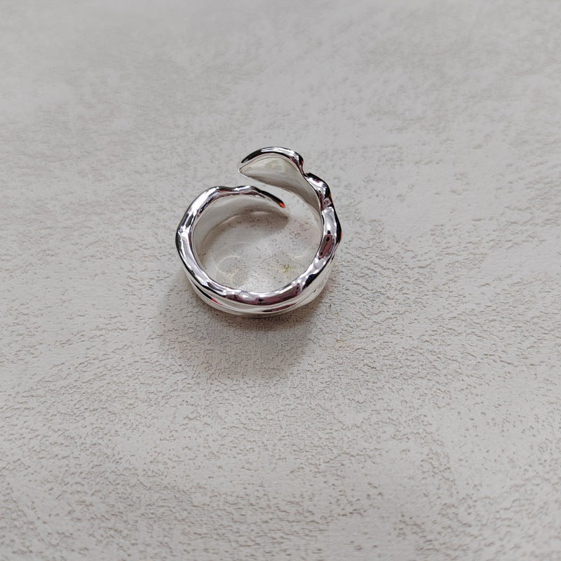 UNOde50 Feather Wing Leaf Ring