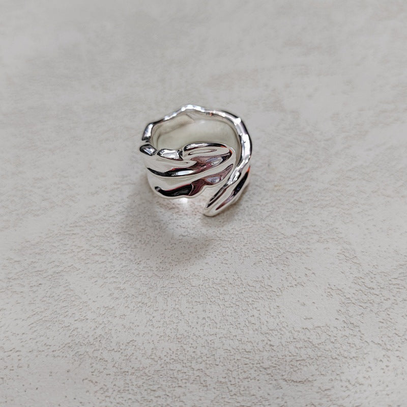 UNOde50 Feather Wing Leaf Ring
