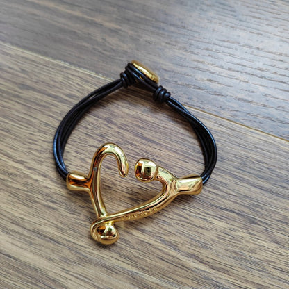 UNOde50 Love Leather Cord Bracelet