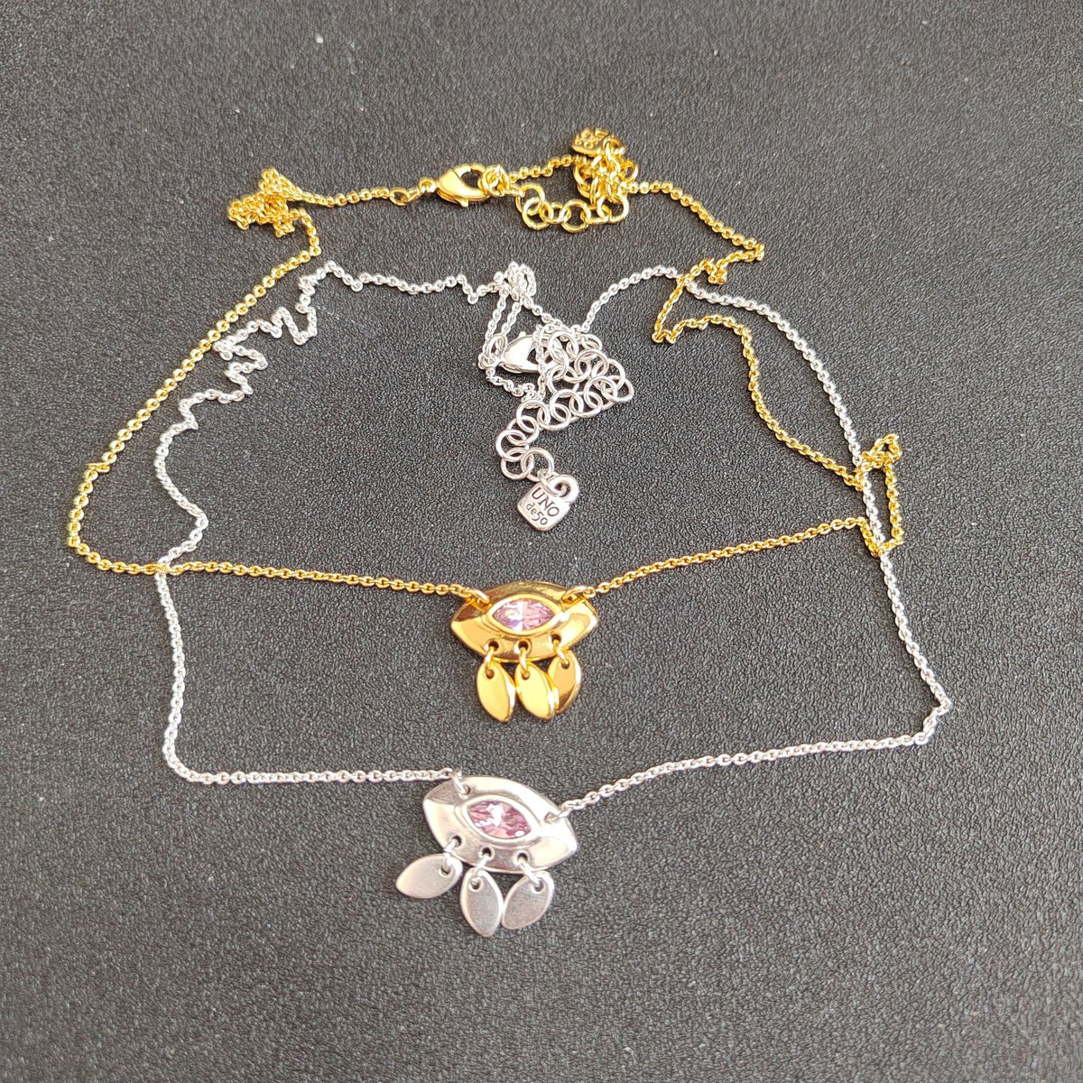 UNOde50 Marquise Tassel Necklace