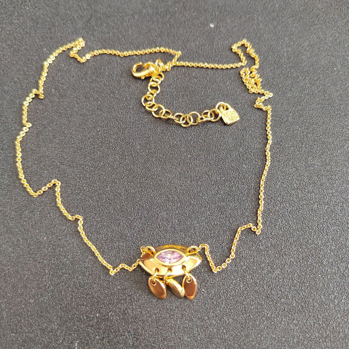 UNOde50 Marquise Tassel Necklace