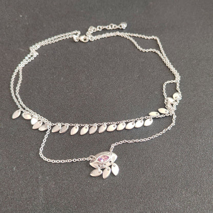 UNOde50 Marquise Tassel Necklace