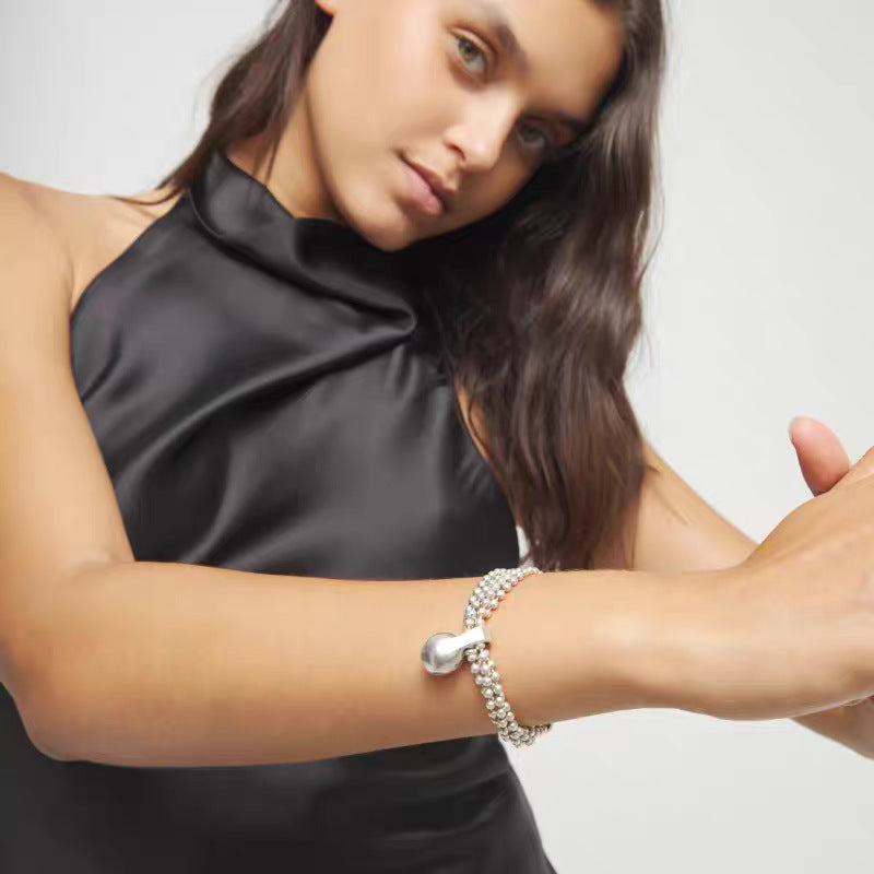 UNOde50 Multi-strand Sphere Bracelet