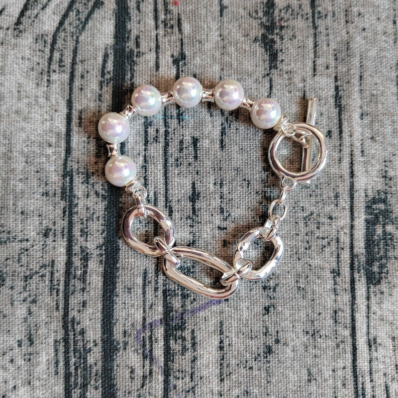 UNOde50 Pearl & Match bracelet Gold