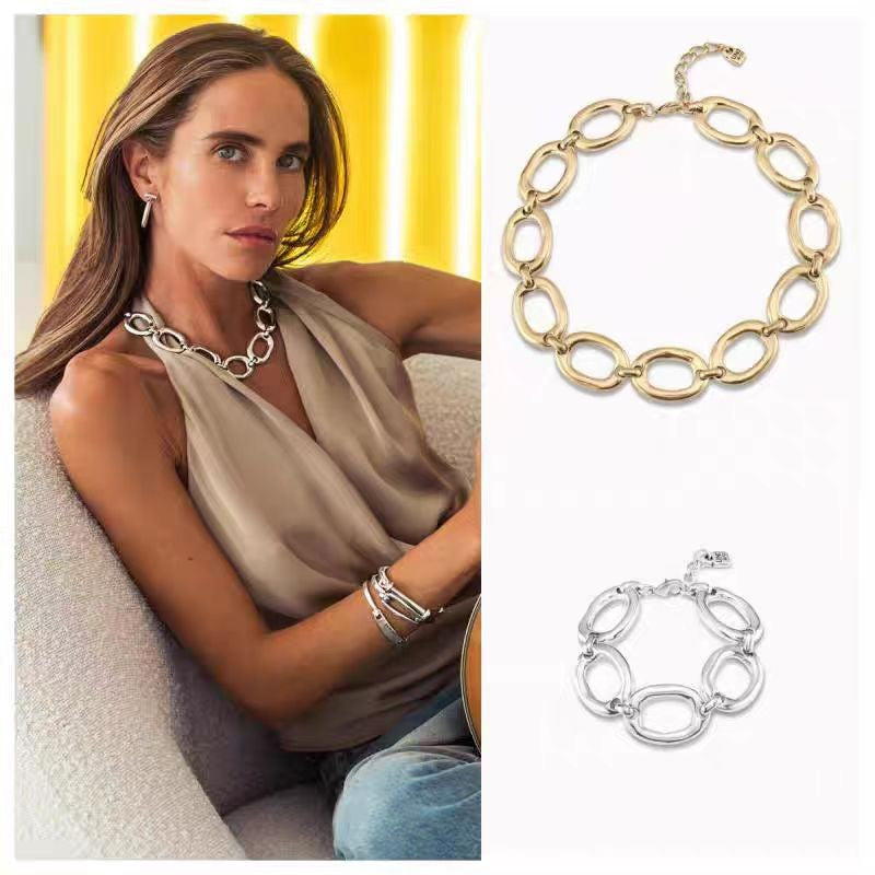 Bracelet worn as everyday statement. Alt: “Never Take Off: UNOde50 The One.”