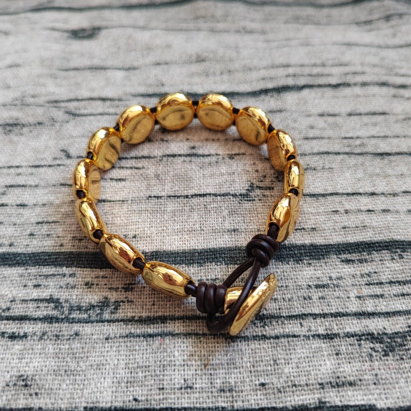 Unode50 Ser Intrepida Bracelet Gold
