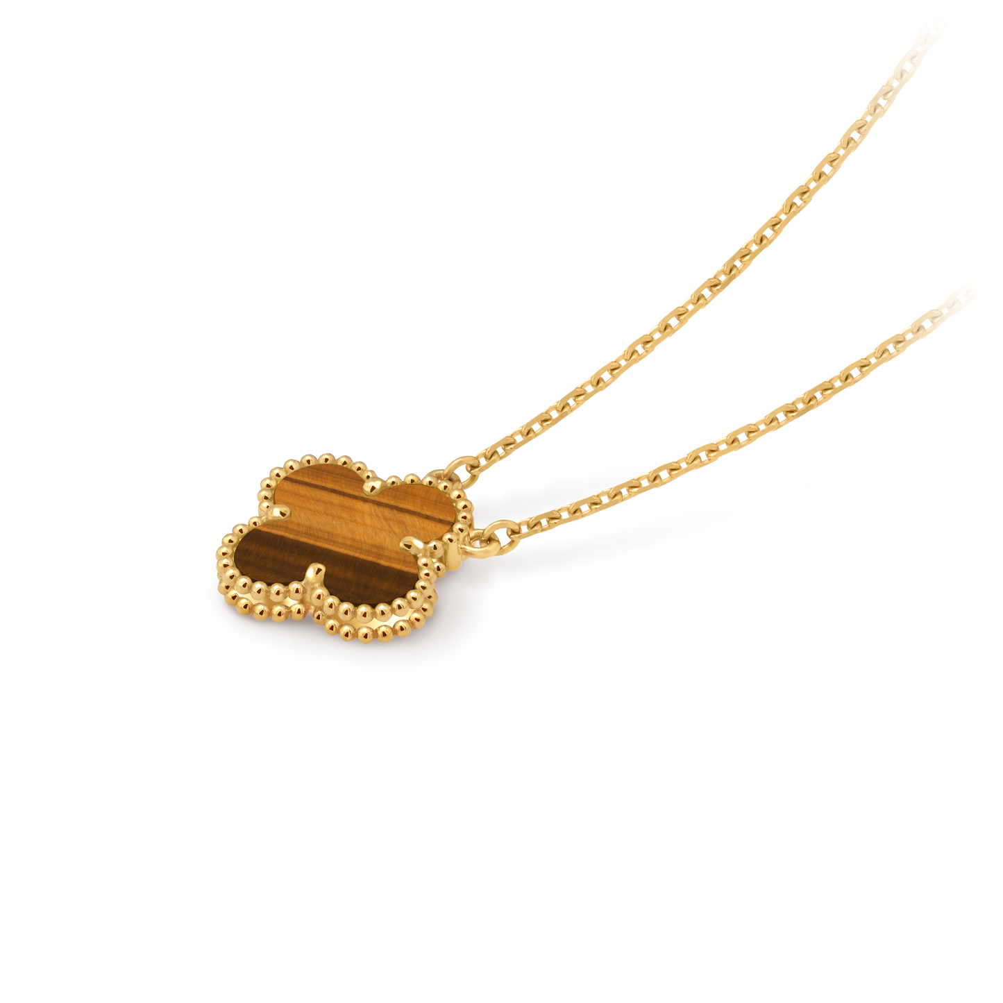 Van Cleef & Arpels 18k Gold plating  Vintage Alhambra Pendant Necklace