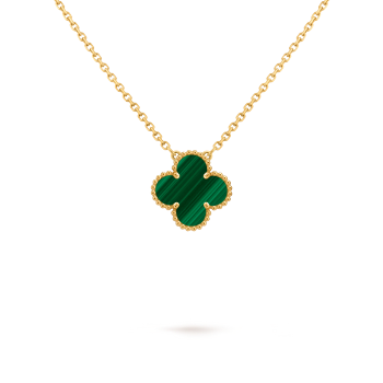Van Cleef & Arpels 18k Gold plating  Vintage Alhambra Pendant Necklace