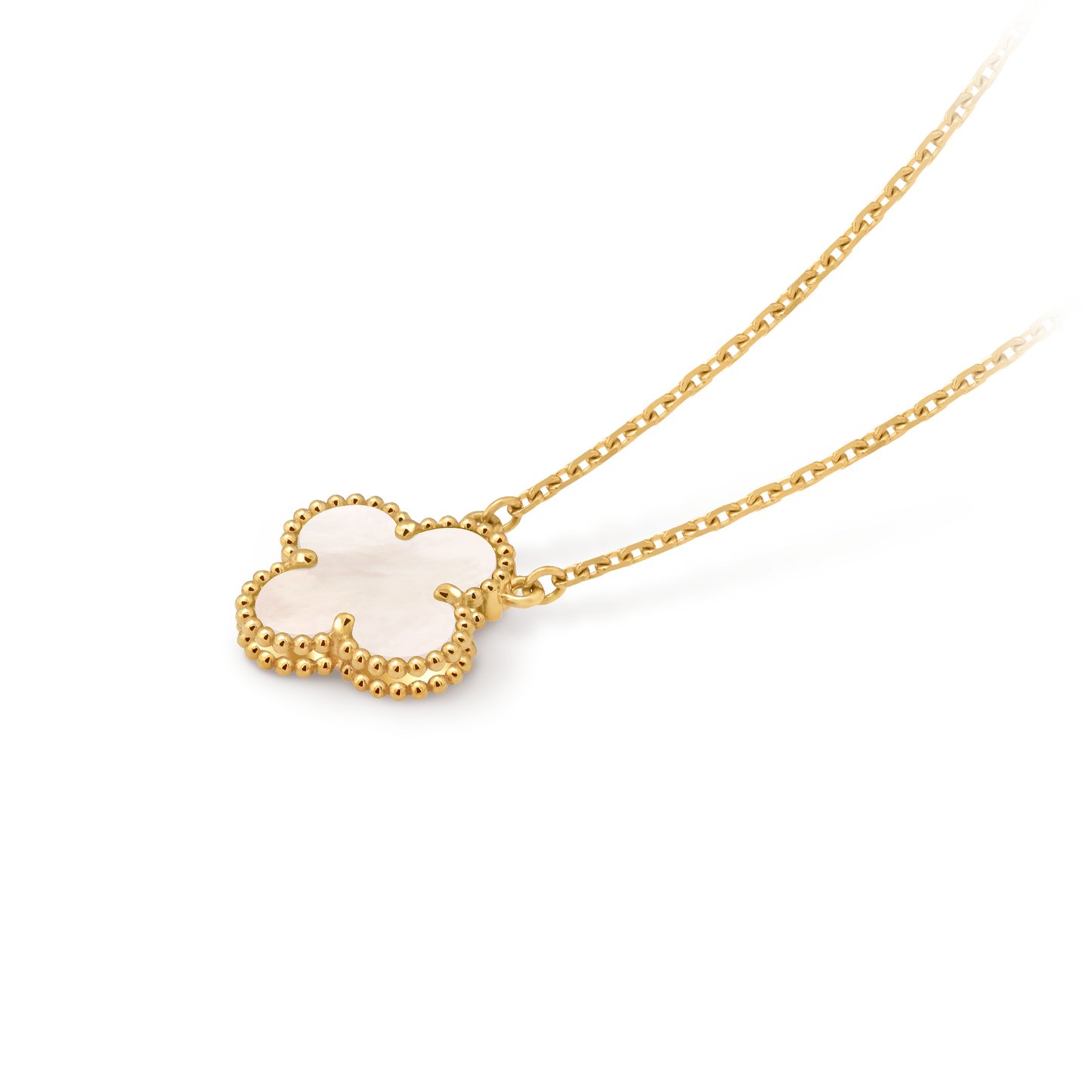 Van Cleef & Arpels 18k Gold plating  Vintage Alhambra Pendant Necklace
