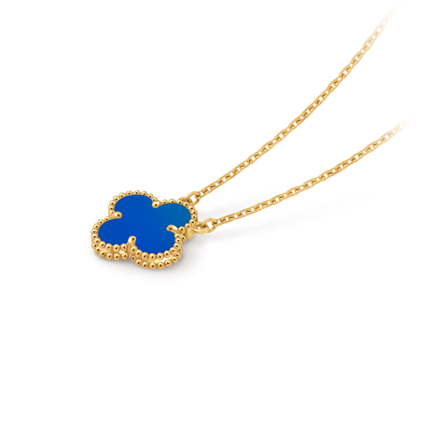 Van Cleef & Arpels 18k Gold plating  Vintage Alhambra Pendant Necklace