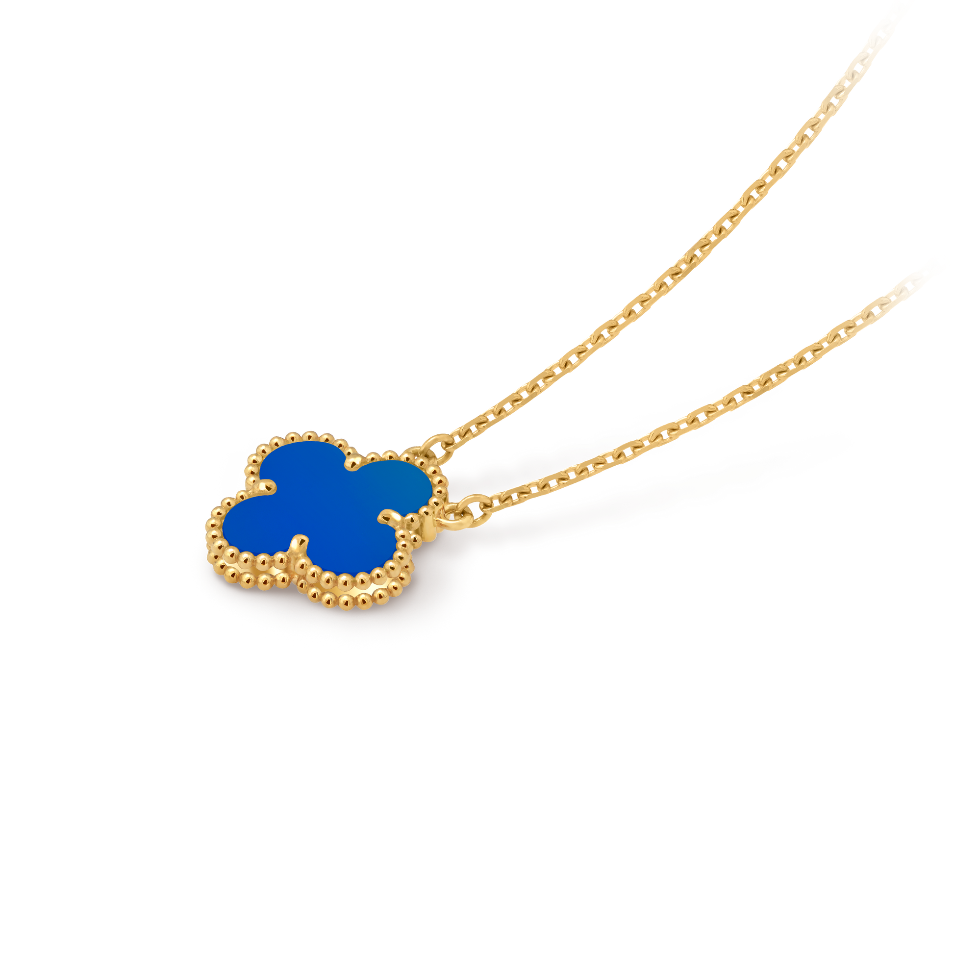 Van Cleef & Arpels 18k Gold plating  Vintage Alhambra Pendant Necklace