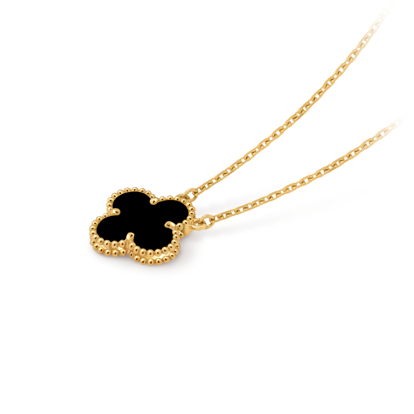 Van Cleef & Arpels 18k Gold plating  Vintage Alhambra Pendant Necklace