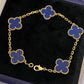 Van Cleef & Arpels Alhambra Bracelet Blue agate