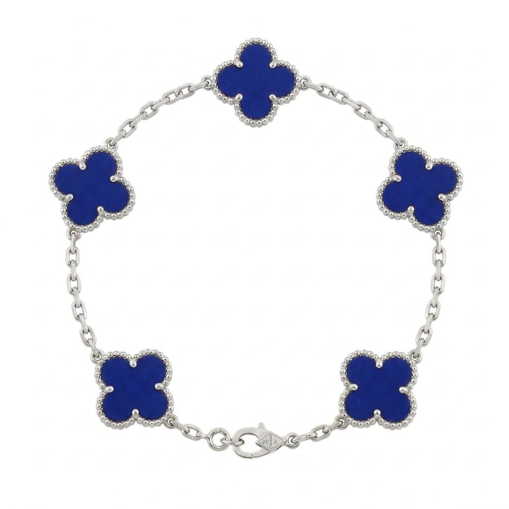 Van Cleef & Arpels Alhambra Bracelet Blue agate
