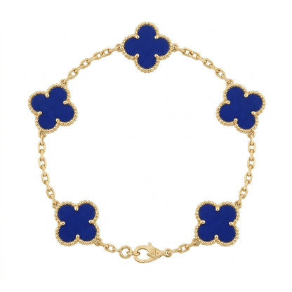 Van Cleef & Arpels Alhambra Bracelet Blue agate