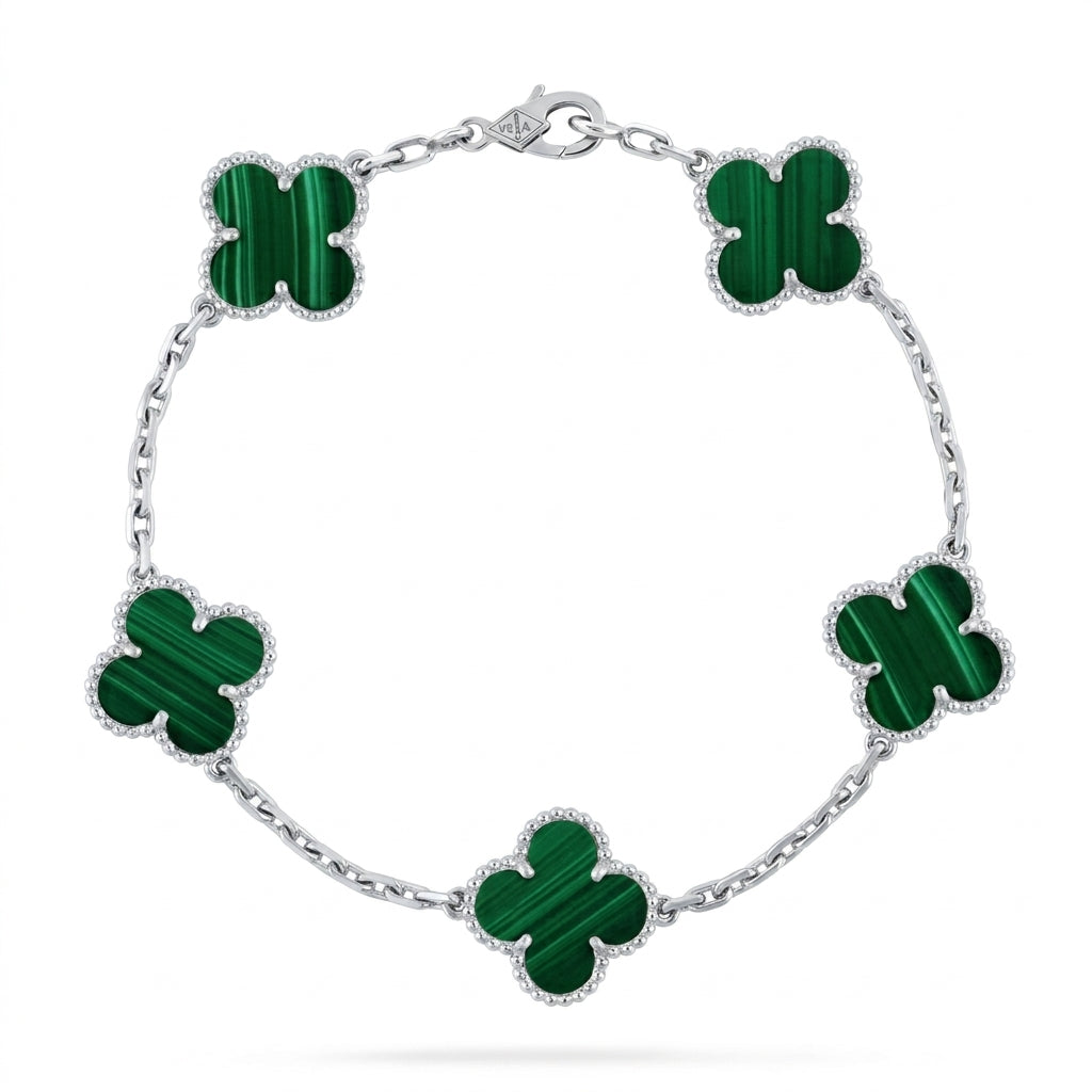 Van Cleef & Arpels Alhambra Bracelet Malachite