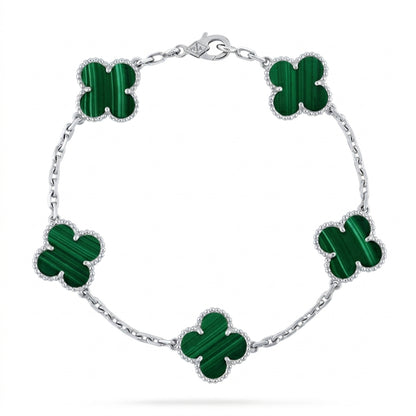 Van Cleef & Arpels Alhambra Bracelet Malachite