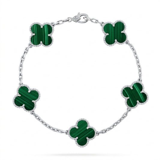 Van Cleef & Arpels Alhambra Bracelet Malachite