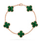 Van Cleef & Arpels Alhambra Bracelet Malachite