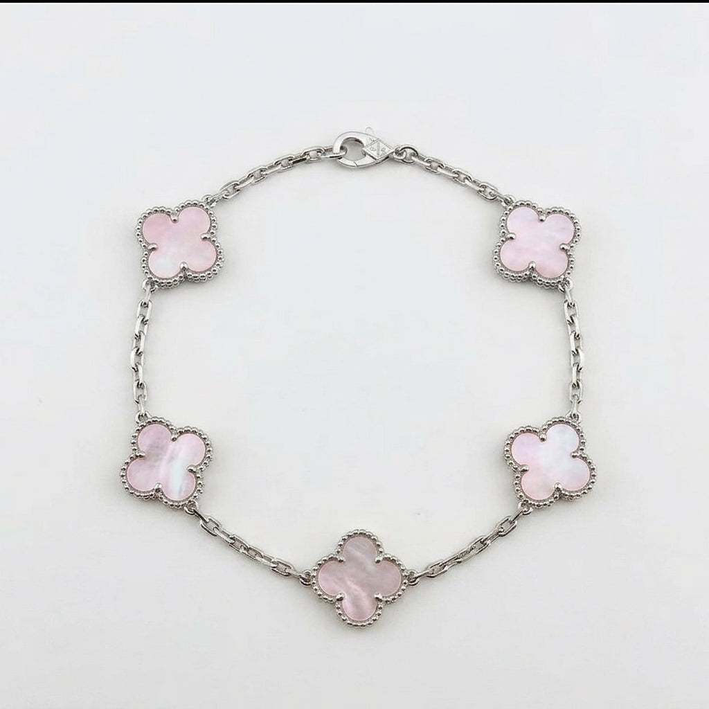 Van Cleef & Arpels Alhambra Bracelet Pink Mother-of-Pearl