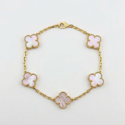 Van Cleef & Arpels Alhambra Bracelet Pink Mother-of-Pearl