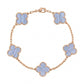 Van Cleef & Arpels Alhambra Bracelet Purple chalcedony