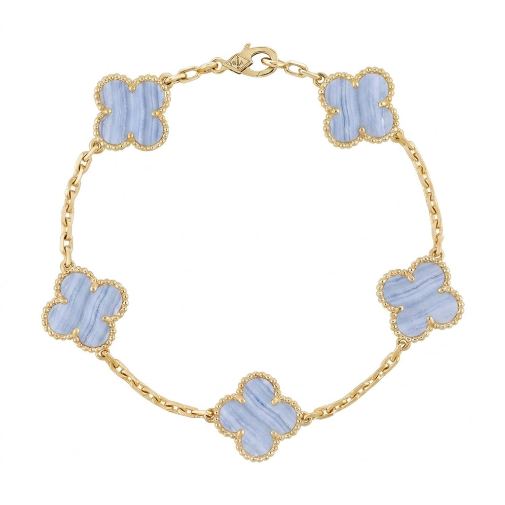 Van Cleef & Arpels Alhambra Bracelet Purple chalcedony