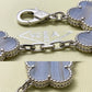Van Cleef & Arpels Alhambra Bracelet Purple chalcedony