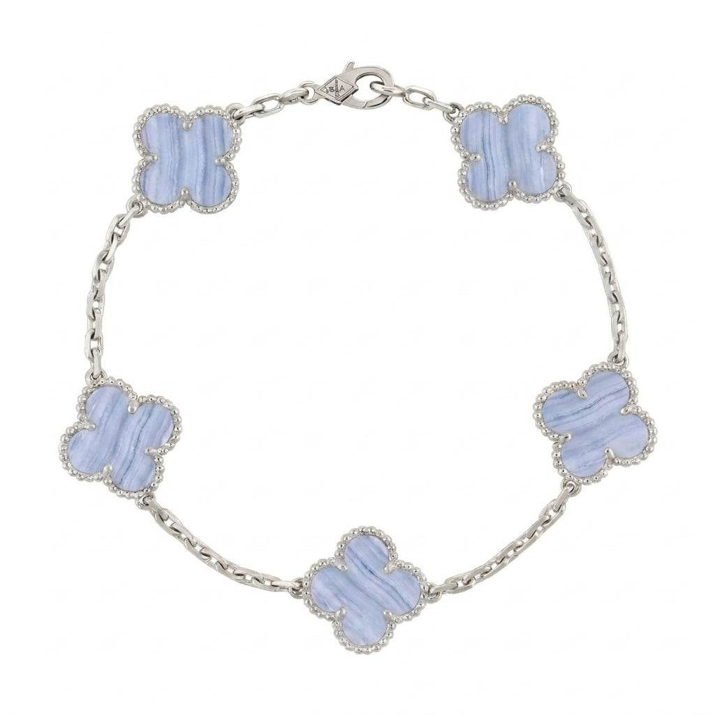 Van Cleef & Arpels Alhambra Bracelet Purple chalcedony