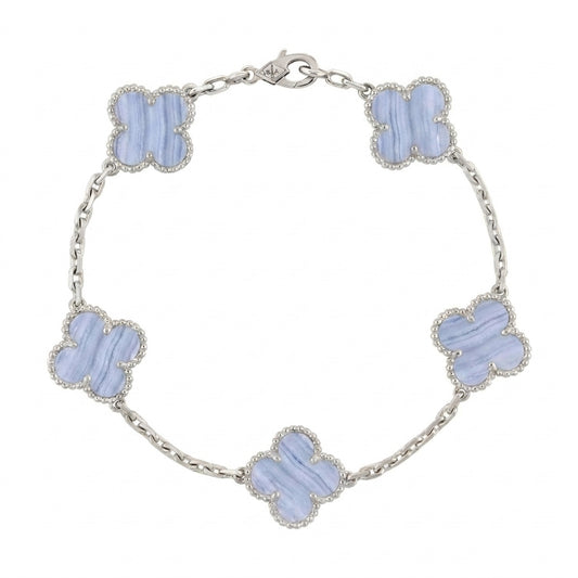 Van Cleef & Arpels Alhambra Bracelet Purple chalcedony