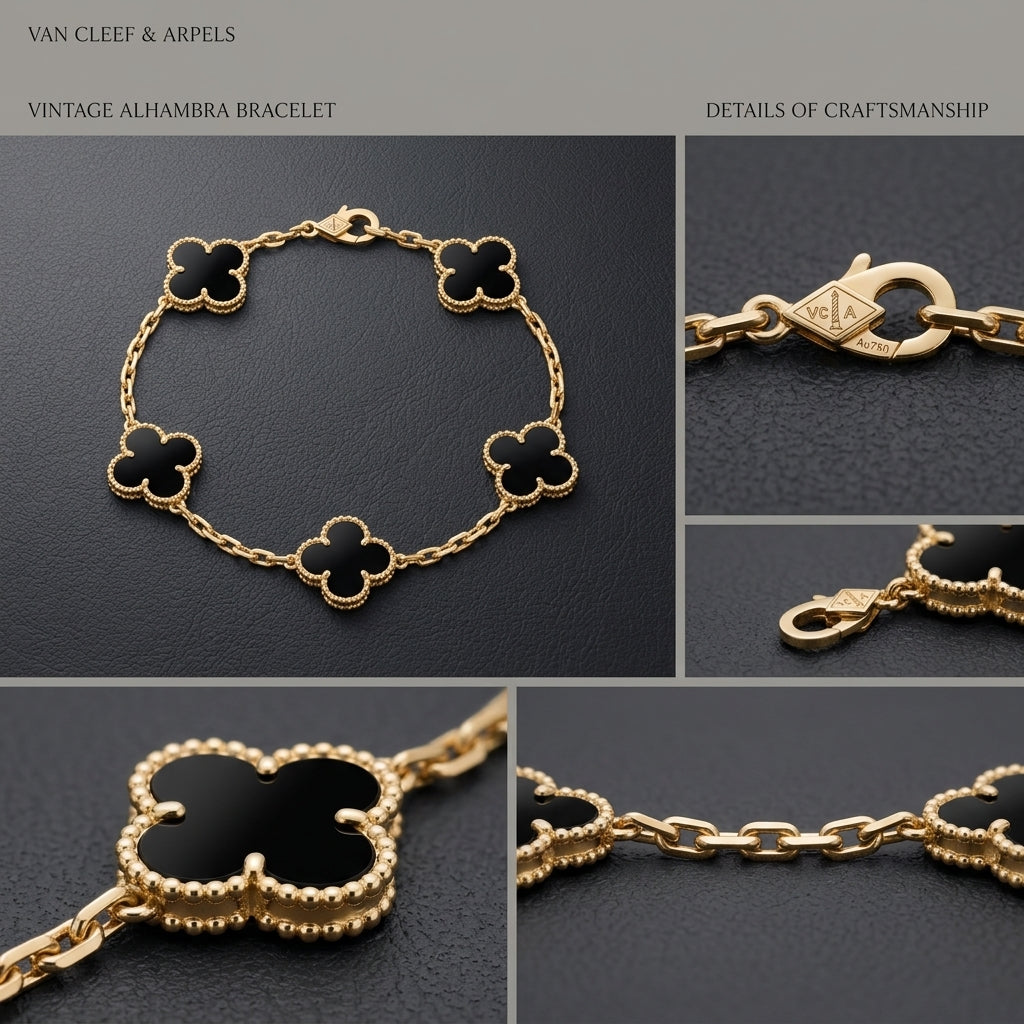 Van Cleef & Arpels Alhambra Bracelet black onyx