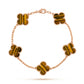 Van Cleef & Arpels Alhambra Bracelet tiger eye stone