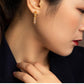 Elegant Face-Slimming Silver Earrings for Women