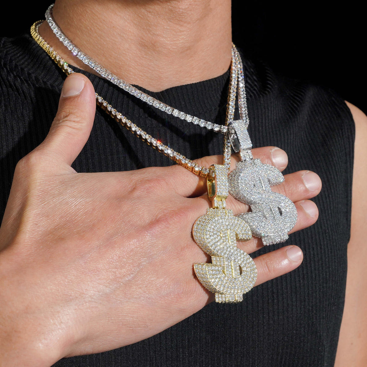 iced-out-moissanite-3d-dollar-sign-pendant-hand-holding