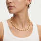 Tory Burch Moondance Pearl Gold Necklace | 18k Gold Plated